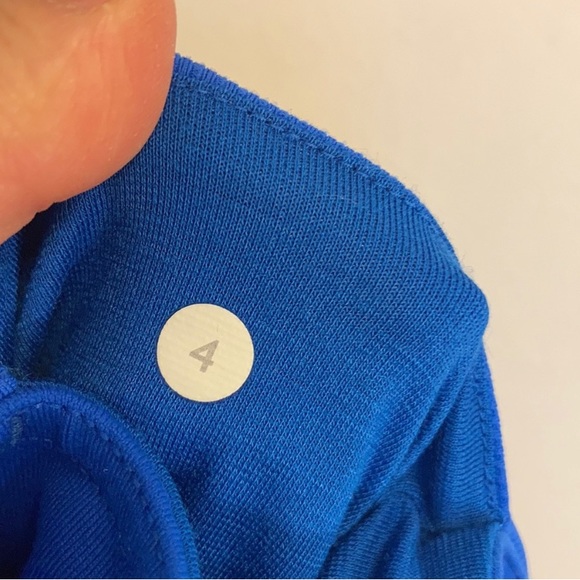 Lululemon Roll Out Crop Leggings Baroque Blue Size 4 - Picture 3 of 6